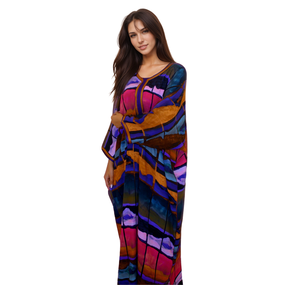Caftan Gandoura multicolor