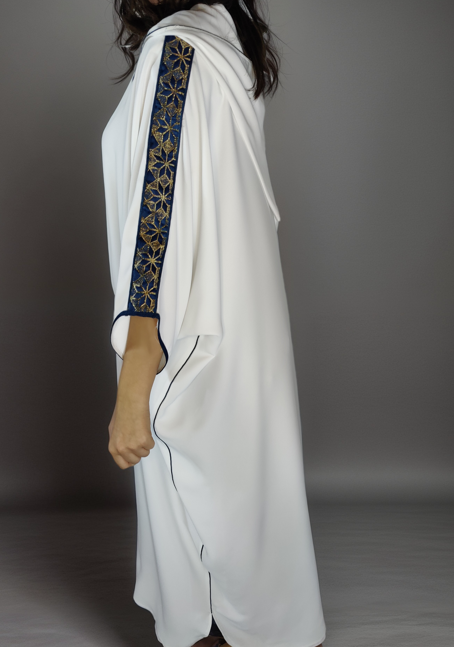 Jellaba gandoura caftan à capuche