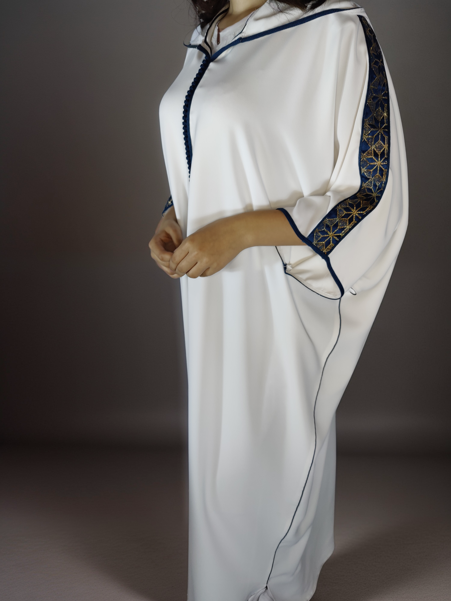 Jellaba gandoura caftan à capuche