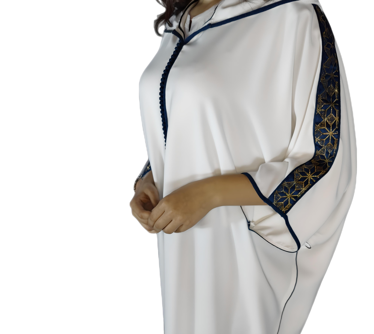 Jellaba gandoura caftan à capuche