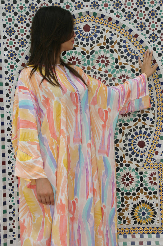 Caftan gandoura oversize