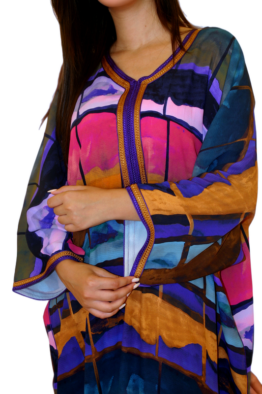 Caftan Gandoura multicolor